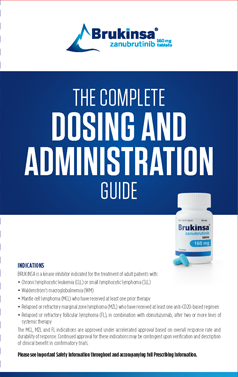 Dosing and administration guide for BRUKINSA® (zanubrutinib)