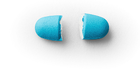 Two pills side-by-side